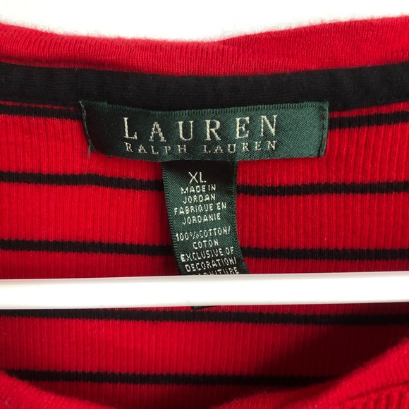 Ralph Lauren Striped longsleeve shirt sz  XL - Picture 4 of 6